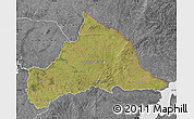 Satellite Map of CERRO LARGO, desaturated