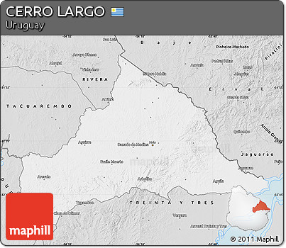 Silver Style Map of CERRO LARGO