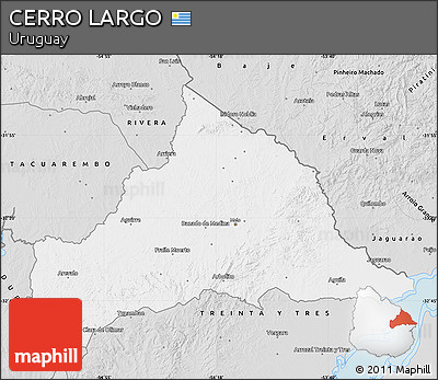 Silver Style Map of CERRO LARGO