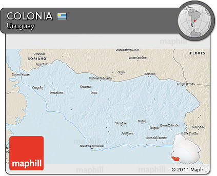 Classic Style 3D Map of COLONIA