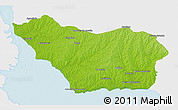 Physical 3D Map of COLONIA, single color outside
