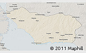Shaded Relief 3D Map of COLONIA, semi-desaturated