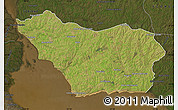 Satellite Map of COLONIA, darken