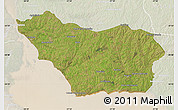 Satellite Map of COLONIA, lighten