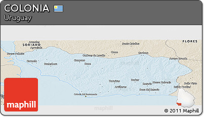 Classic Style Panoramic Map of COLONIA