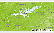 Physical 3D Map of DURAZNO