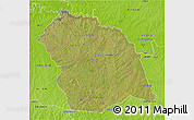 Satellite 3D Map of FLORES, physical outside