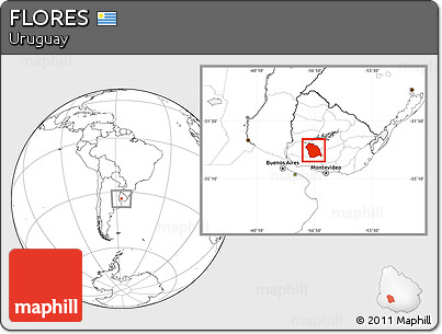 Blank Location Map of FLORES