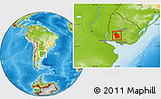 Physical Location Map of FLORES