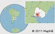 Savanna Style Location Map of FLORES, highlighted country, within the entire country