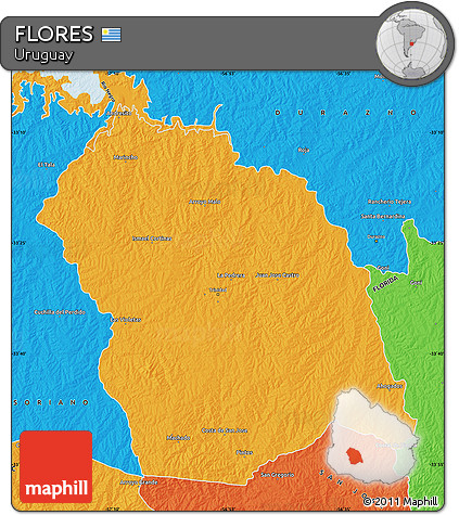 Political Map of FLORES