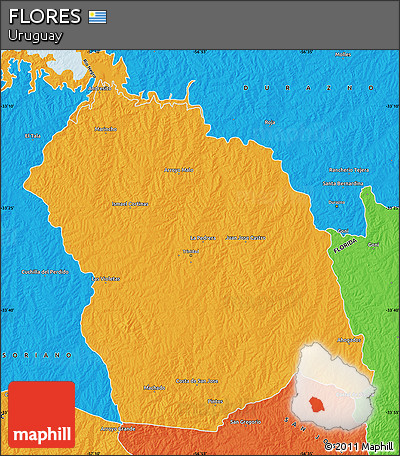 Political Map of FLORES