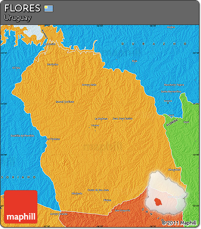 Political Map of FLORES