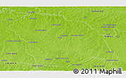 Physical Panoramic Map of FLORES