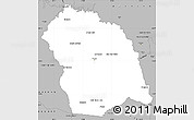 Gray Simple Map of FLORES