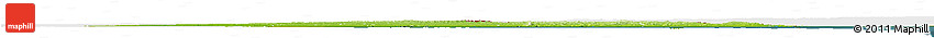 Physical Horizon Map of Uruguay, single color outside, satellite sea