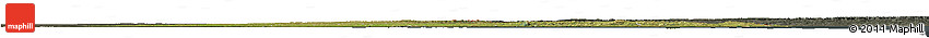Satellite Horizon Map of Uruguay, darken, semi-desaturated