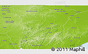 Physical Panoramic Map of LAVALLEJA