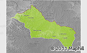 Physical 3D Map of RIVERA, desaturated