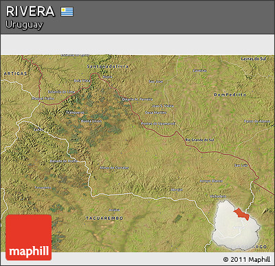 Satellite 3D Map of RIVERA