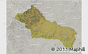 Satellite 3D Map of RIVERA, lighten, semi-desaturated