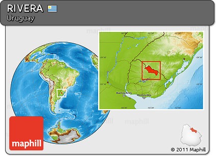 Physical Location Map of RIVERA