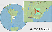 Savanna Style Location Map of RIVERA