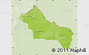 Physical Map of RIVERA, lighten