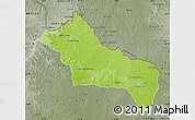 Physical Map of RIVERA, semi-desaturated