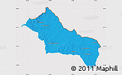 Political Map of RIVERA, cropped outside