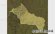 Satellite Map of RIVERA, darken