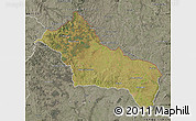 Satellite Map of RIVERA, semi-desaturated