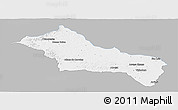 Gray Panoramic Map of RIVERA, single color outside