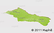 Physical Panoramic Map of RIVERA, cropped outside