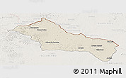 Shaded Relief Panoramic Map of RIVERA, lighten