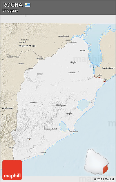Classic Style 3D Map of ROCHA