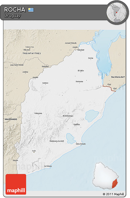 Classic Style 3D Map of ROCHA
