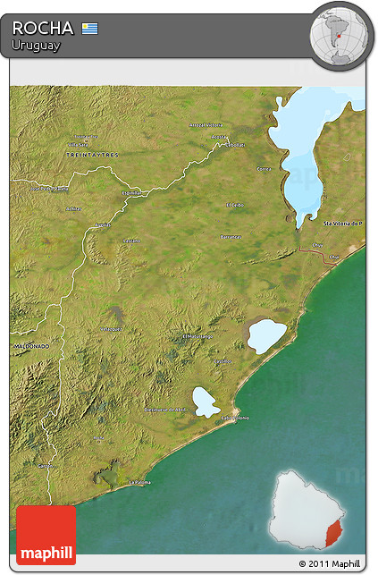 Satellite 3D Map of ROCHA