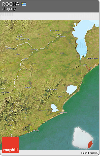 Satellite 3D Map of ROCHA