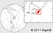 Blank Location Map of ROCHA