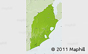 Physical Map of ROCHA, lighten