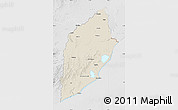 Shaded Relief Map of ROCHA, lighten, desaturated
