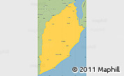 Savanna Style Simple Map of ROCHA