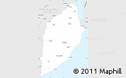 Silver Style Simple Map of ROCHA
