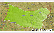 Physical 3D Map of SALTO, satellite outside