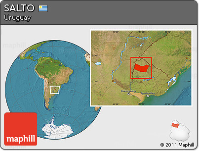 Satellite Location Map of SALTO