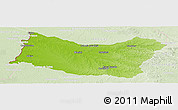 Physical Panoramic Map of SALTO, lighten