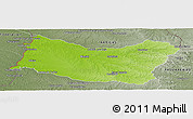 Physical Panoramic Map of SALTO, semi-desaturated