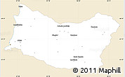Classic Style Simple Map of SALTO, single color outside