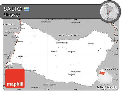 Gray Simple Map of SALTO